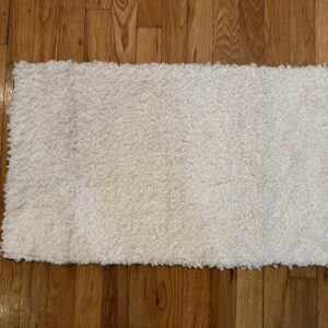 White Handcrafted Doormat