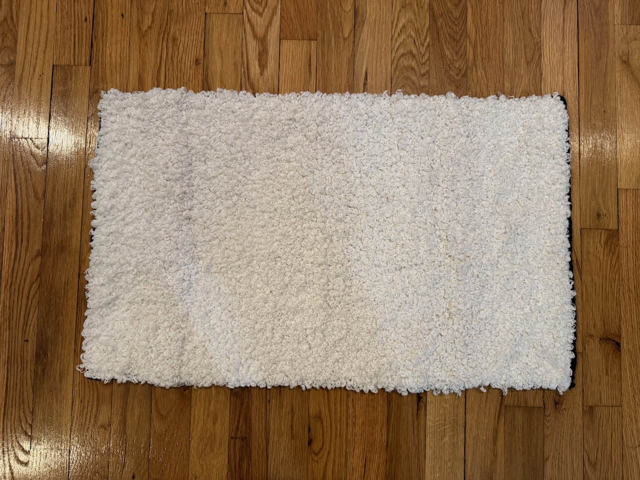 White Handcrafted Doormat