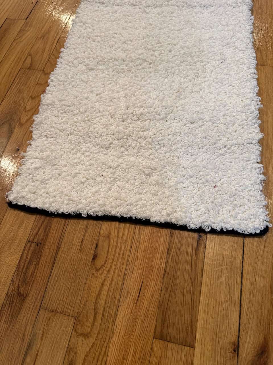 White Handcrafted Doormat - Image 3