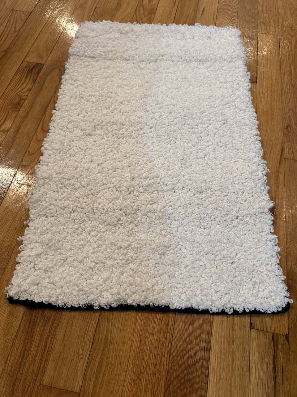 White Handcrafted Doormat - Image 4